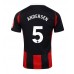 Maillot de foot Fulham Joachim Andersen #5 Extérieur vêtements 2024-25 Manches Courtes